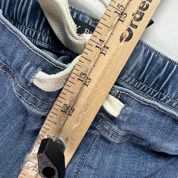 Judy Blue Jeans Women's Plus 42x29* Joggers Pull On High Rise Blue Denim Tag 24W - Picture 15 of 16